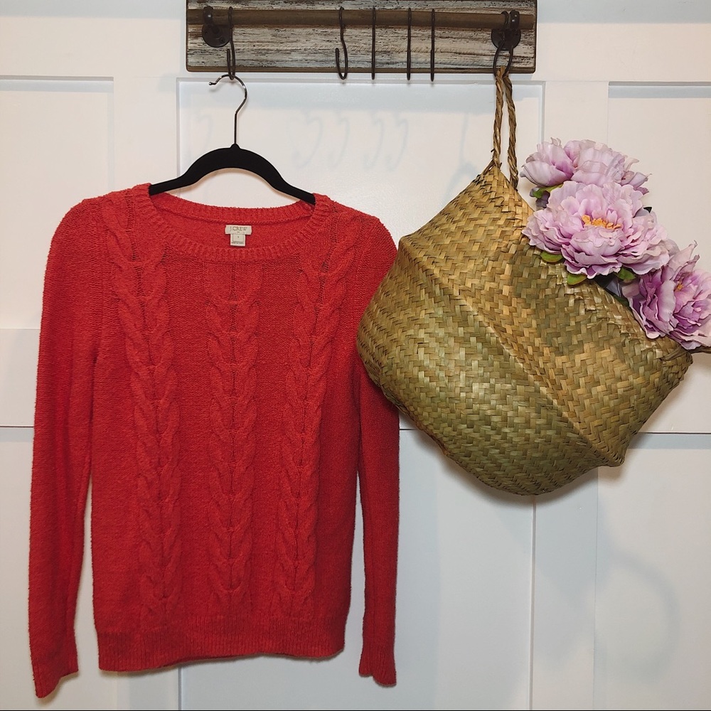 J. Crew Cable Knit Sweater